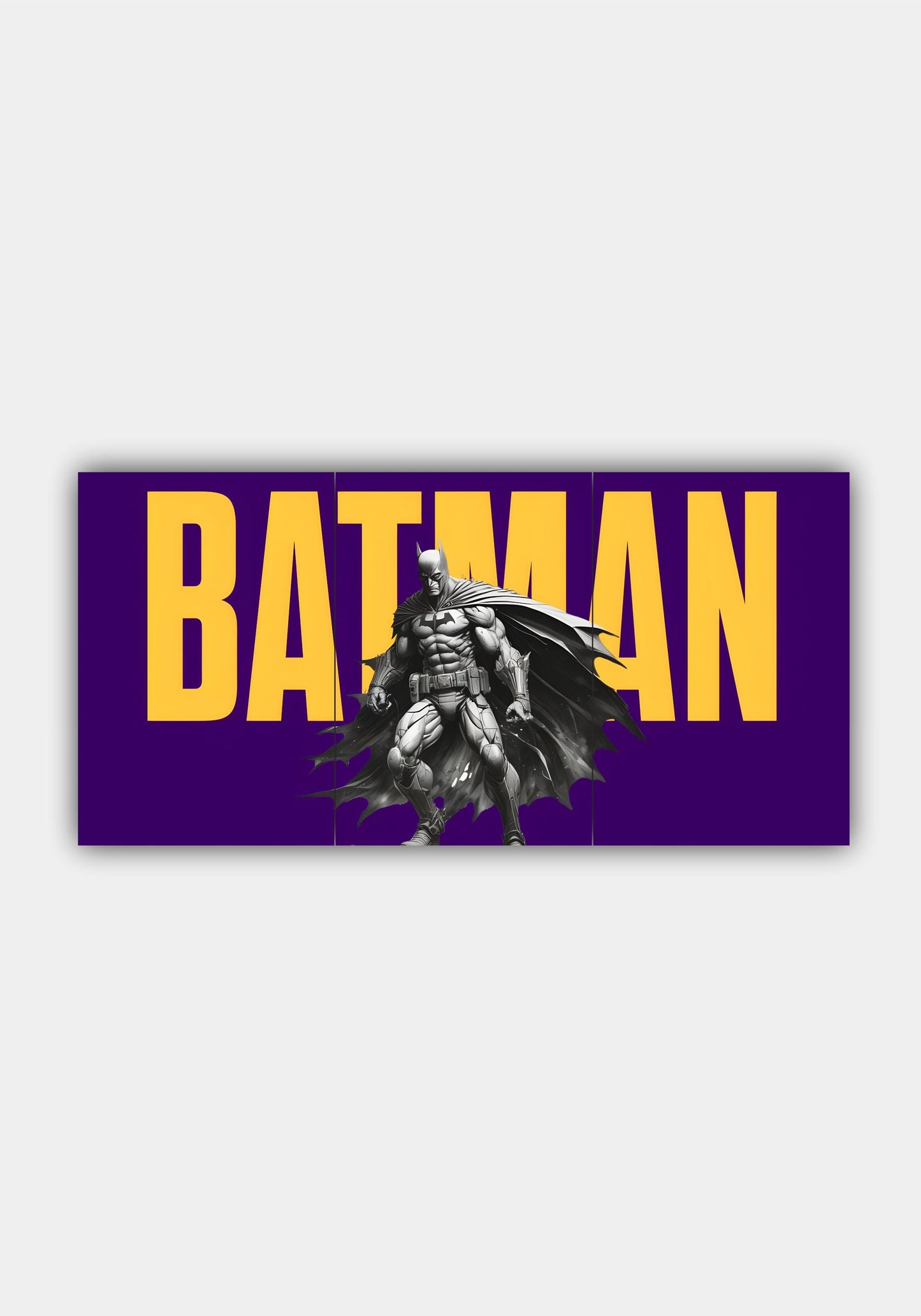 Batman Dark Knight Split Design Poster β Premium DC Comics Superhero Wall Art PITSSTOP