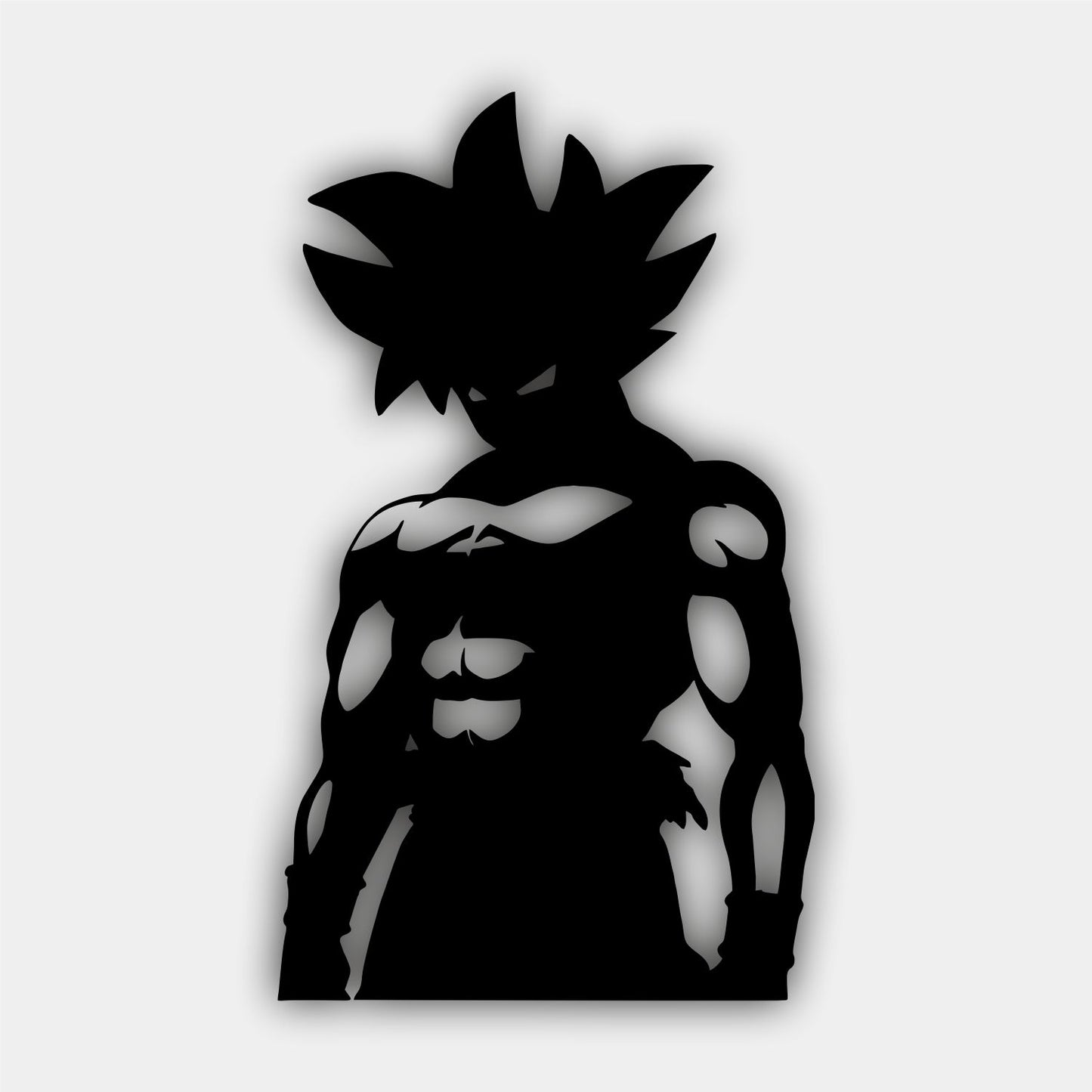 Goku LED Wall Art – Dragon Ball Z Anime LED Light Sign for Bedroom & Gaming Setup