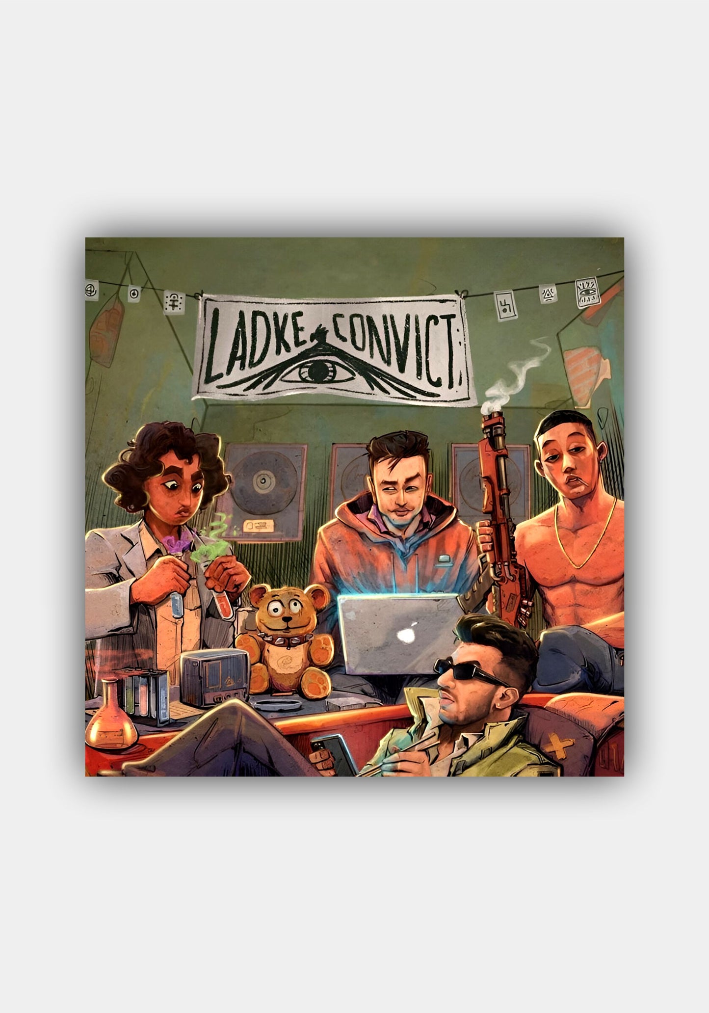 LADKE CONVICT || Yashraj || MUSIC POSTER