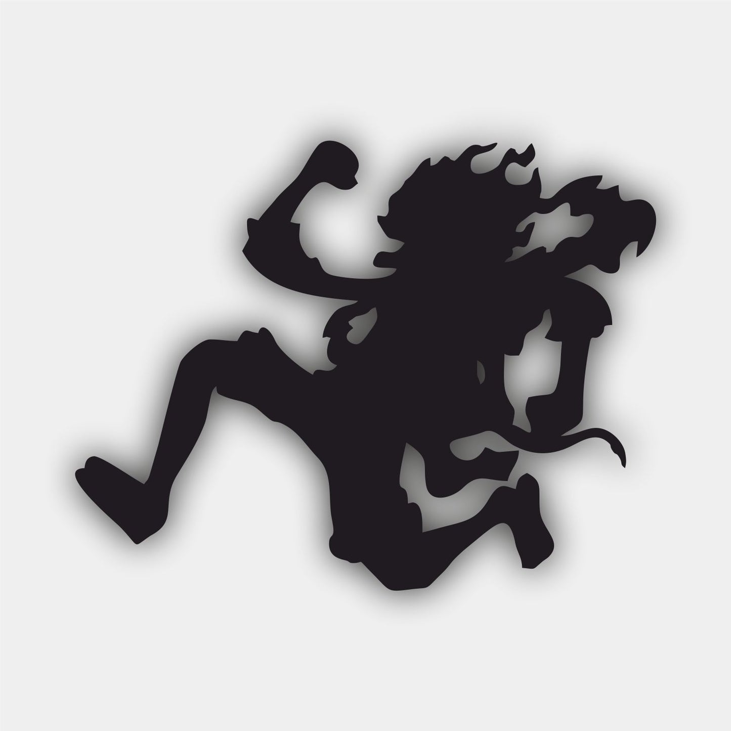 Nika LED Wall Art – Gear 5 Luffy Inspired One Piece Light Sign