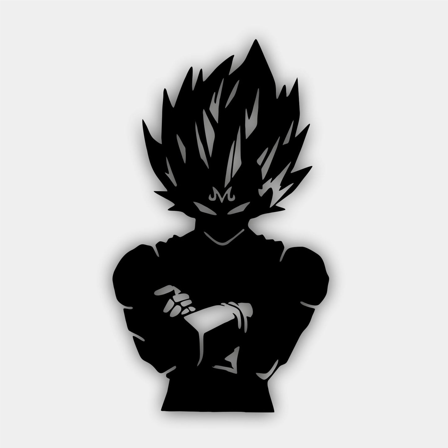 Vegeta LED Wall Art – Dragon Ball Z Anime Light Sign