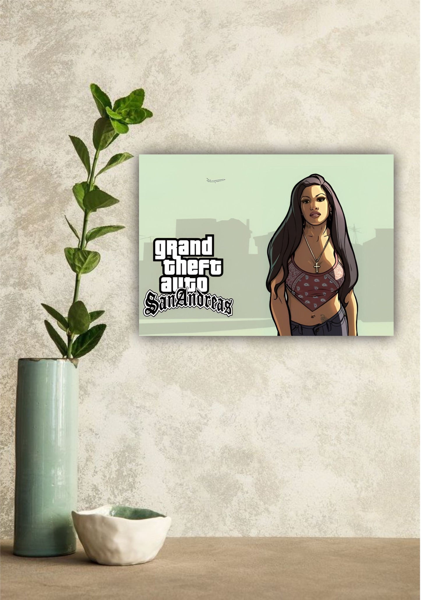GTA SAN ANDREAS||GAME POSTER Pitsstop