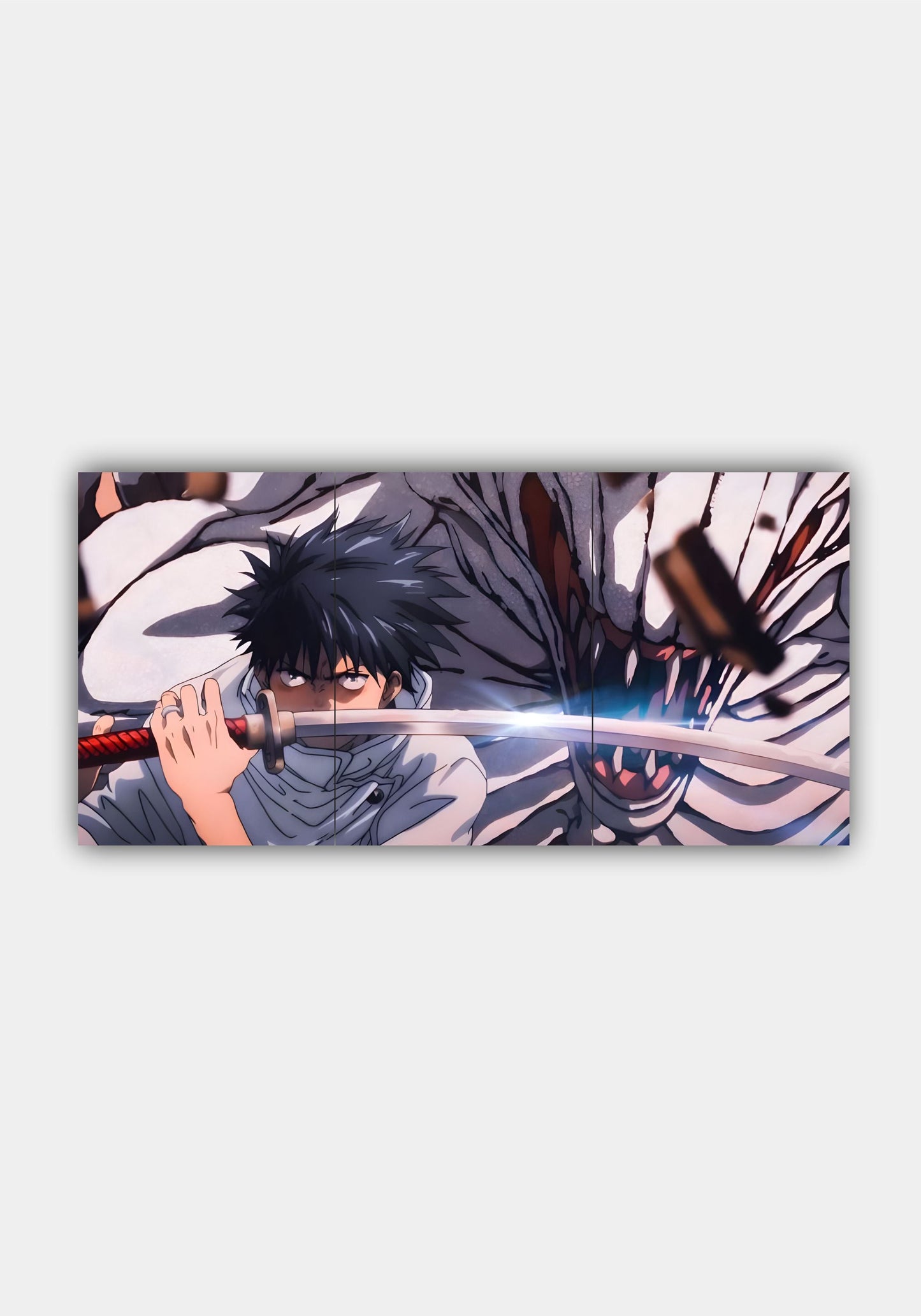 Yuta Okkotsu with Rika Jujutsu Kaisen Split Design Poster – Anime Wall Art PITSSTOP