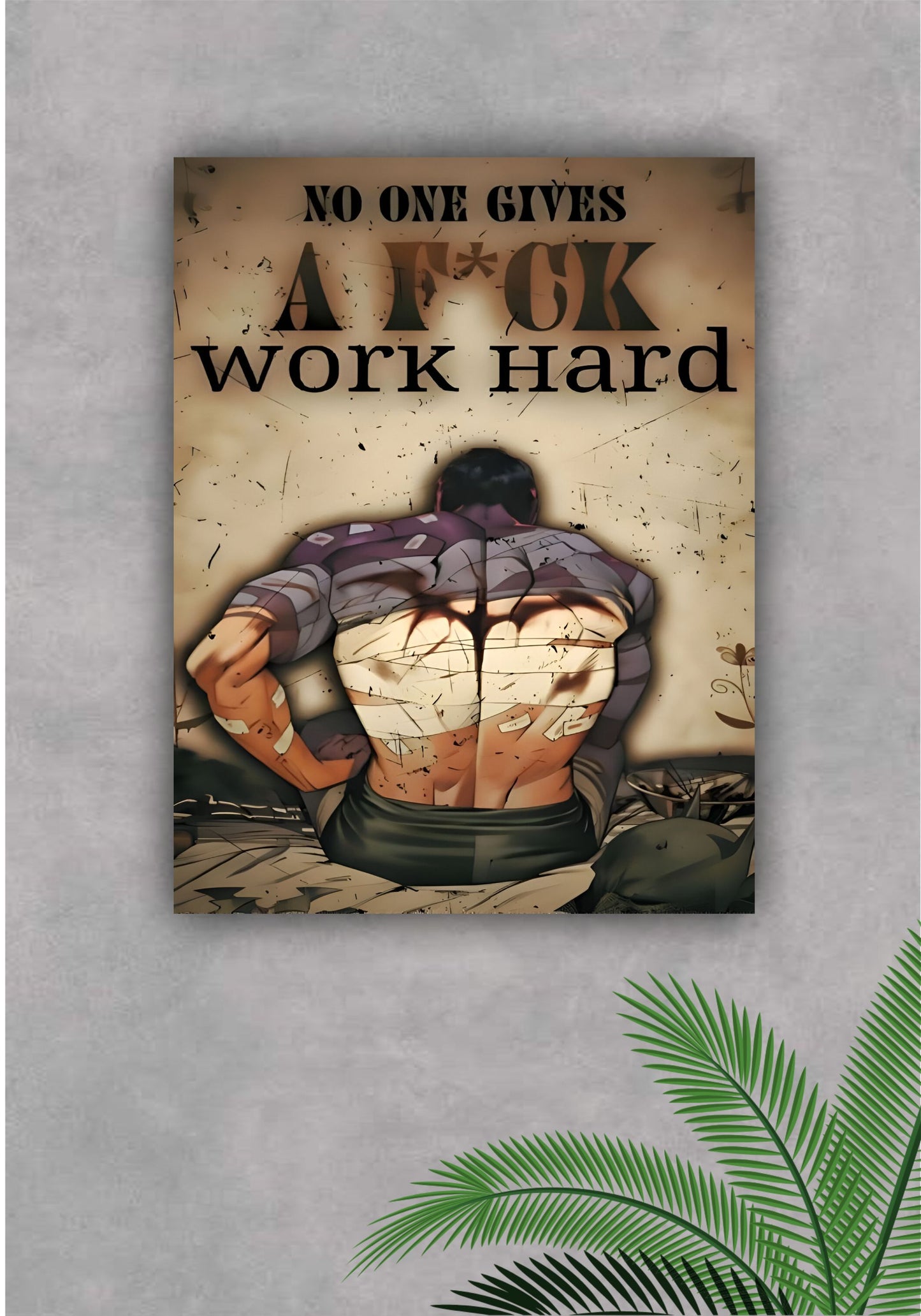 WORK HARD || GYM MOTIVATION POSTER Pitsstop