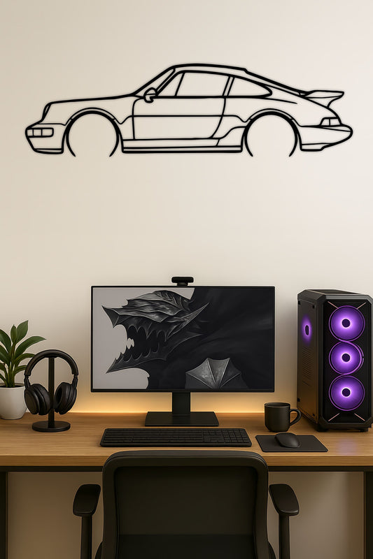 1994 911 (964) Carrera Silhouette - Wall Art PITSSTOP