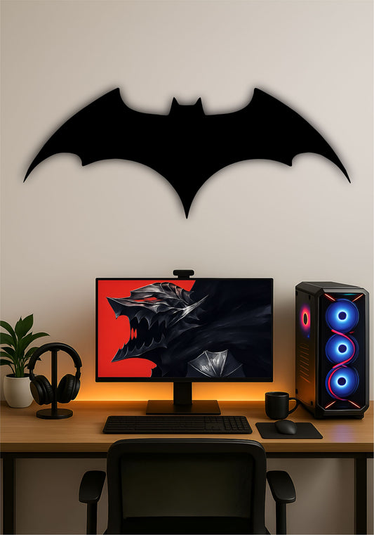 2003 Batman Logo LED Wall Art – DC Comics Pitsstop