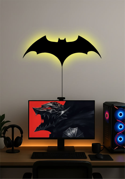 2003 Batman Logo LED Wall Art – DC Comics Pitsstop