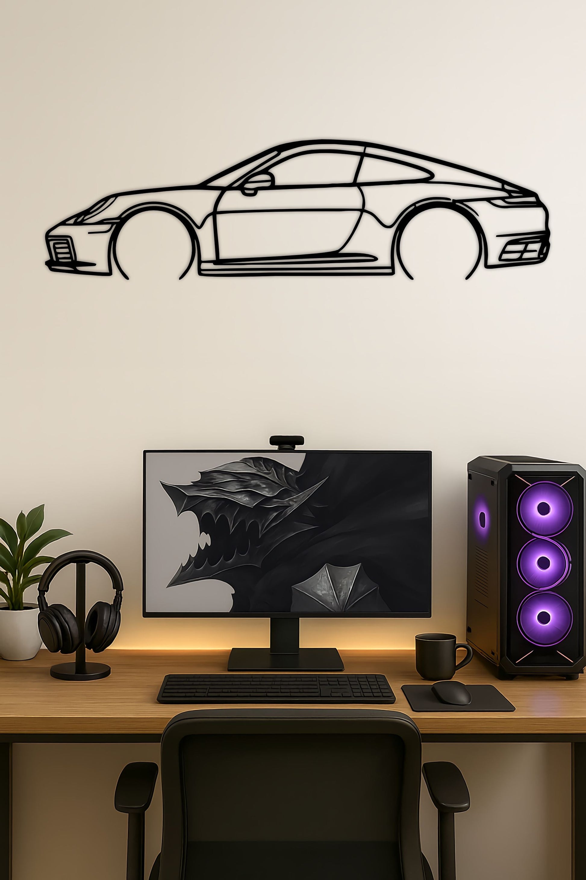 2022 911 Carrera S Silhouette - Wall Arts PITSSTOP