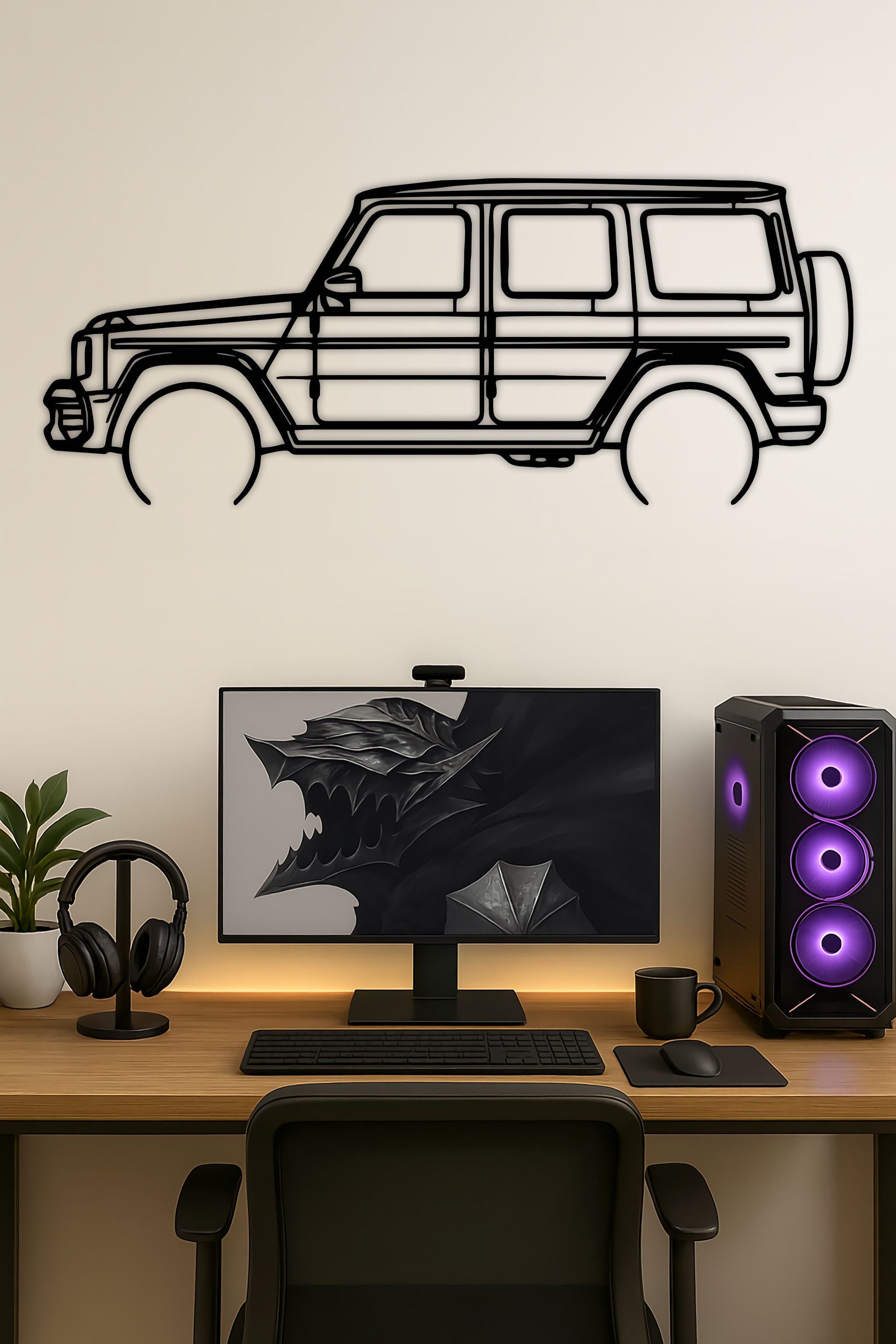 2022 G63 AMG Silhouette Wall Art PITSSTOP