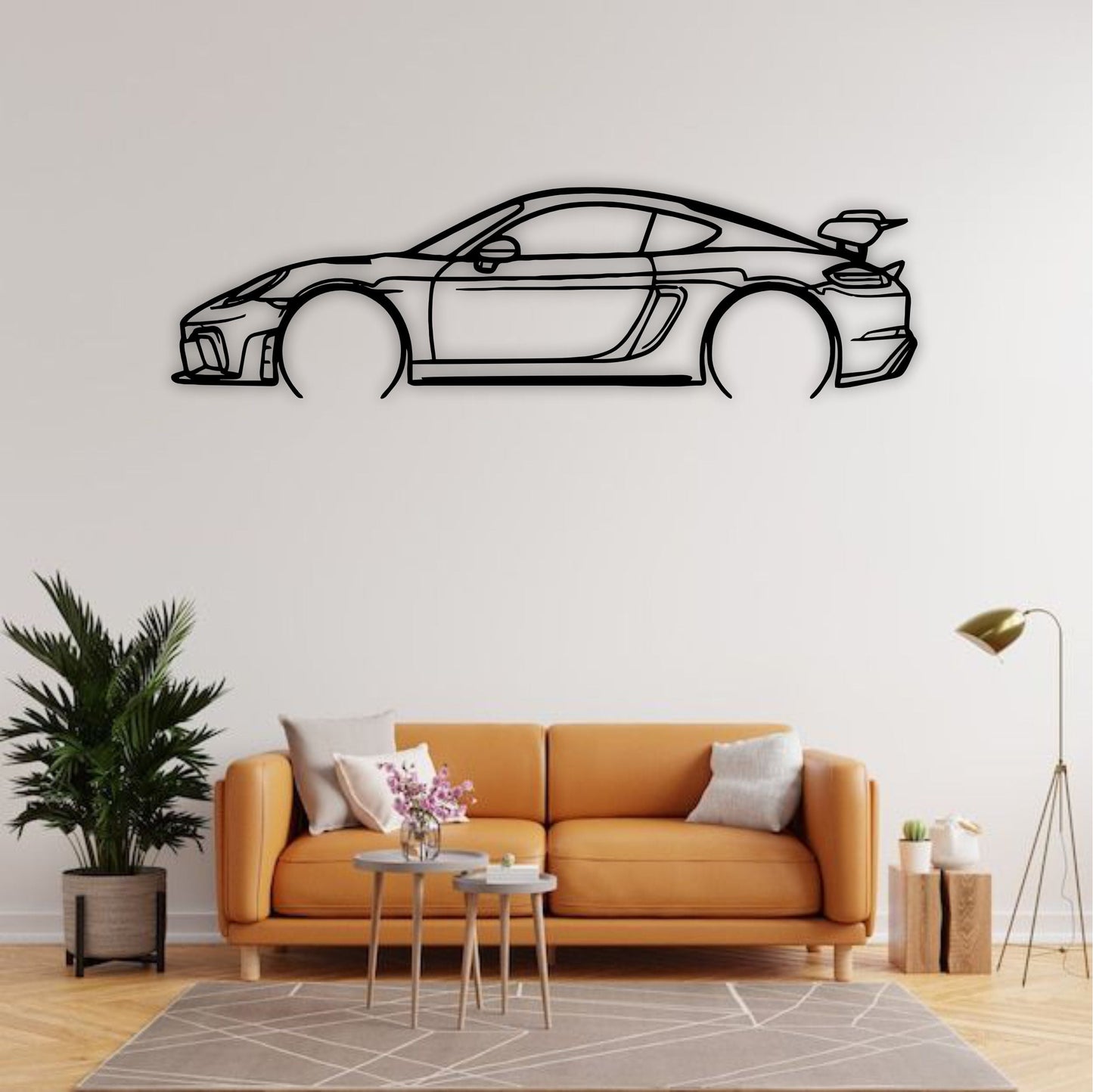 Porsche 2023 718 GT4 RS Silhouette Wall Art PITSSTOP