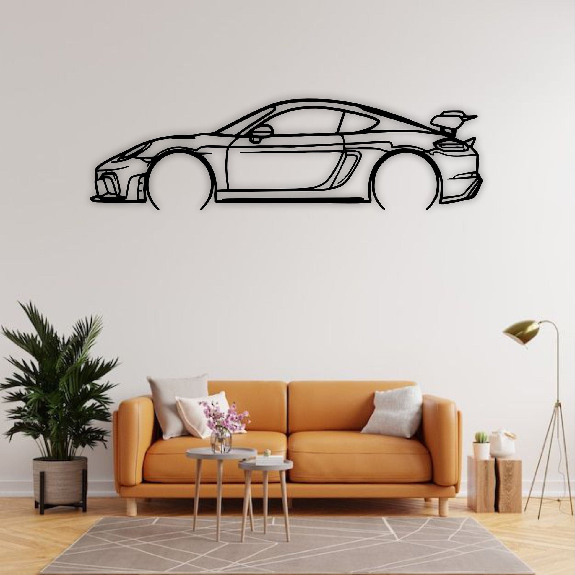 Porsche 2023 718 GT4 RS Silhouette Wall Art PITSSTOP
