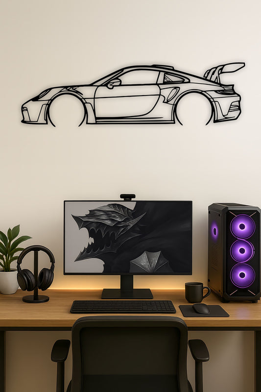 2023 Porsche 911 (992) GT3 RS Silhouette – Wall Art PITSSTOP