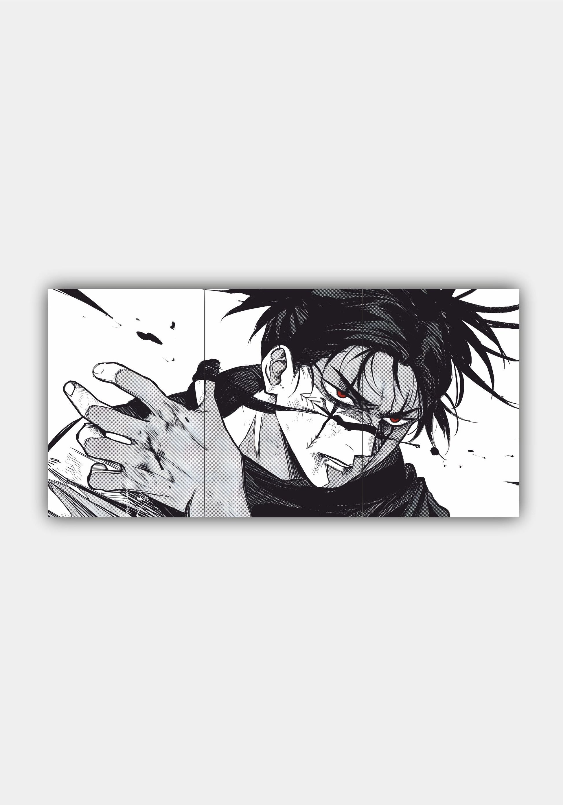 Choso Jujutsu Kaisen Split Design Poster – Premium Anime Wall Art PITSSTOP