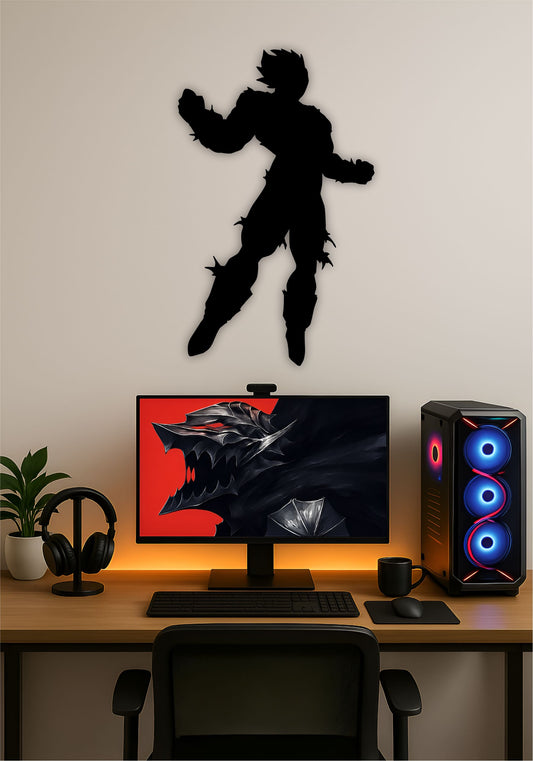 Gohan LED Wall Art – Dragon Ball Z Anime Light Sign Pitsstop