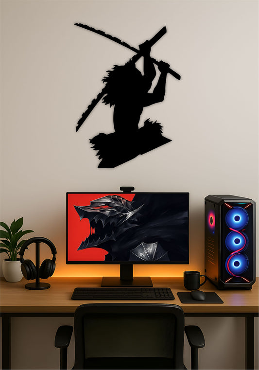 Inosuke LED Wall Art – Demon Slayer Anime Light Sign Pitsstop