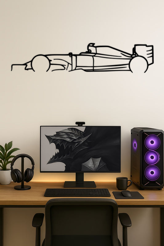 Lewis Hamilton's F1 CAR SF-25  - WALL ART PITSSTOP