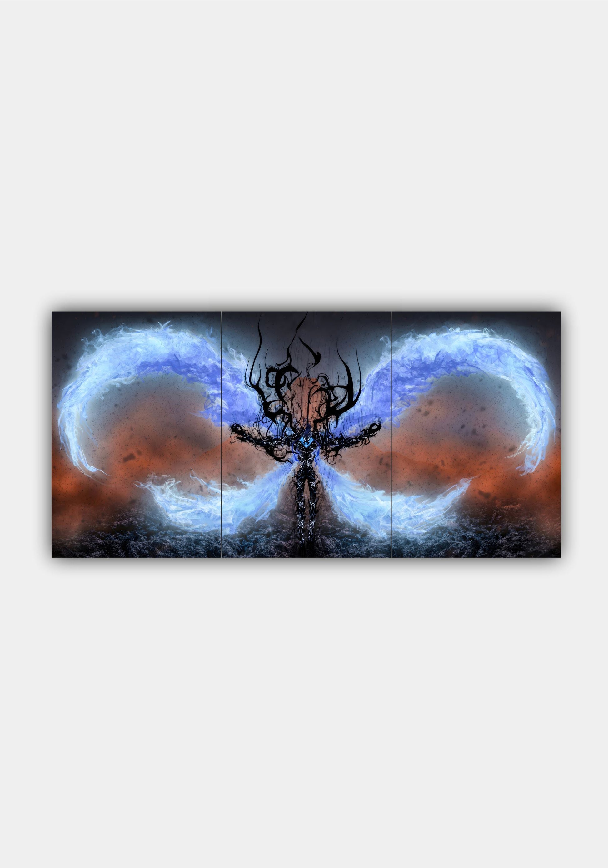 Beru Solo Leveling Ant King Split Design Poster – Premium Anime Wall Art PITSSTOP