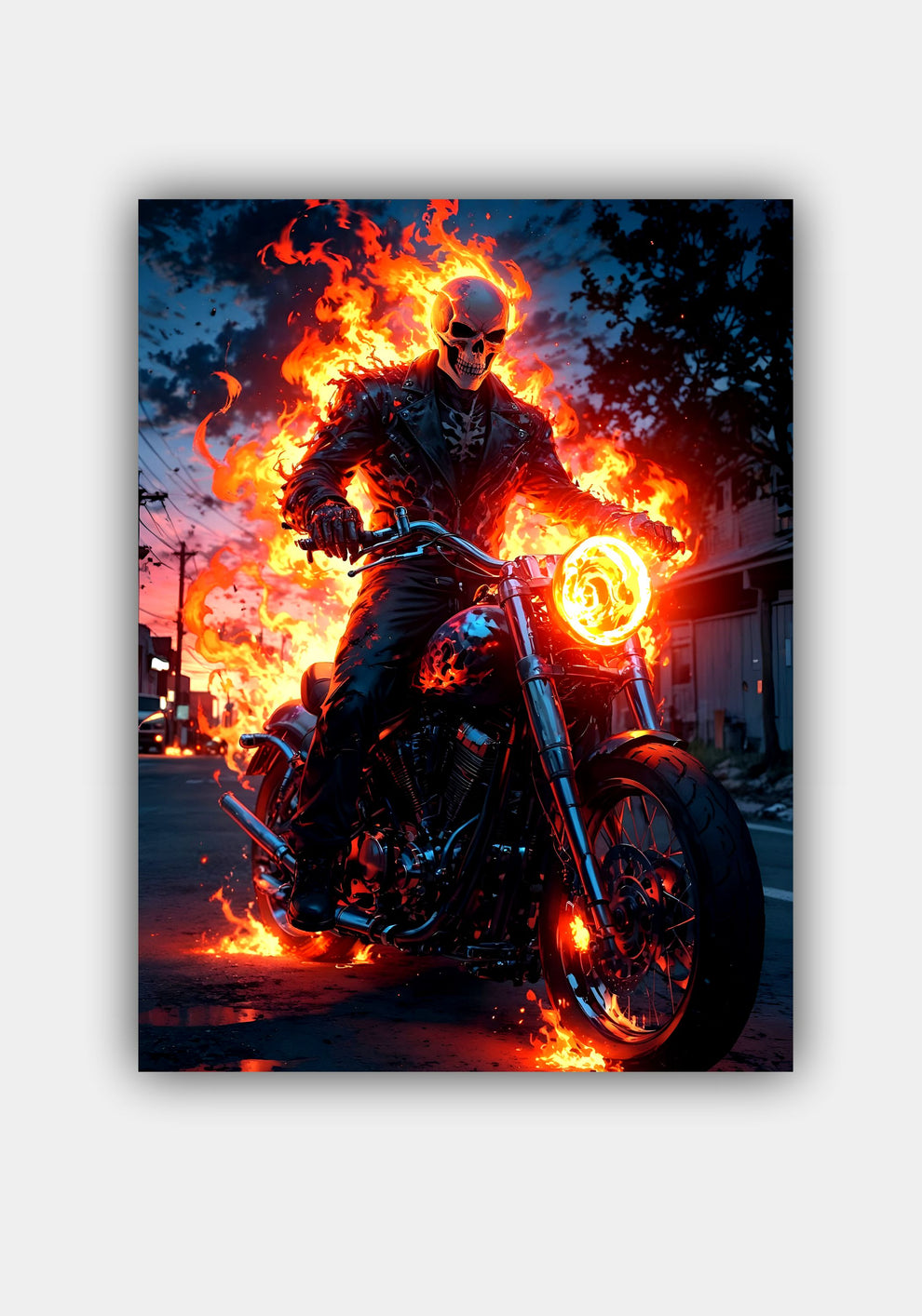GOST RIDER || MCU MARVELS MOVIE POSTER – PITSSTOP