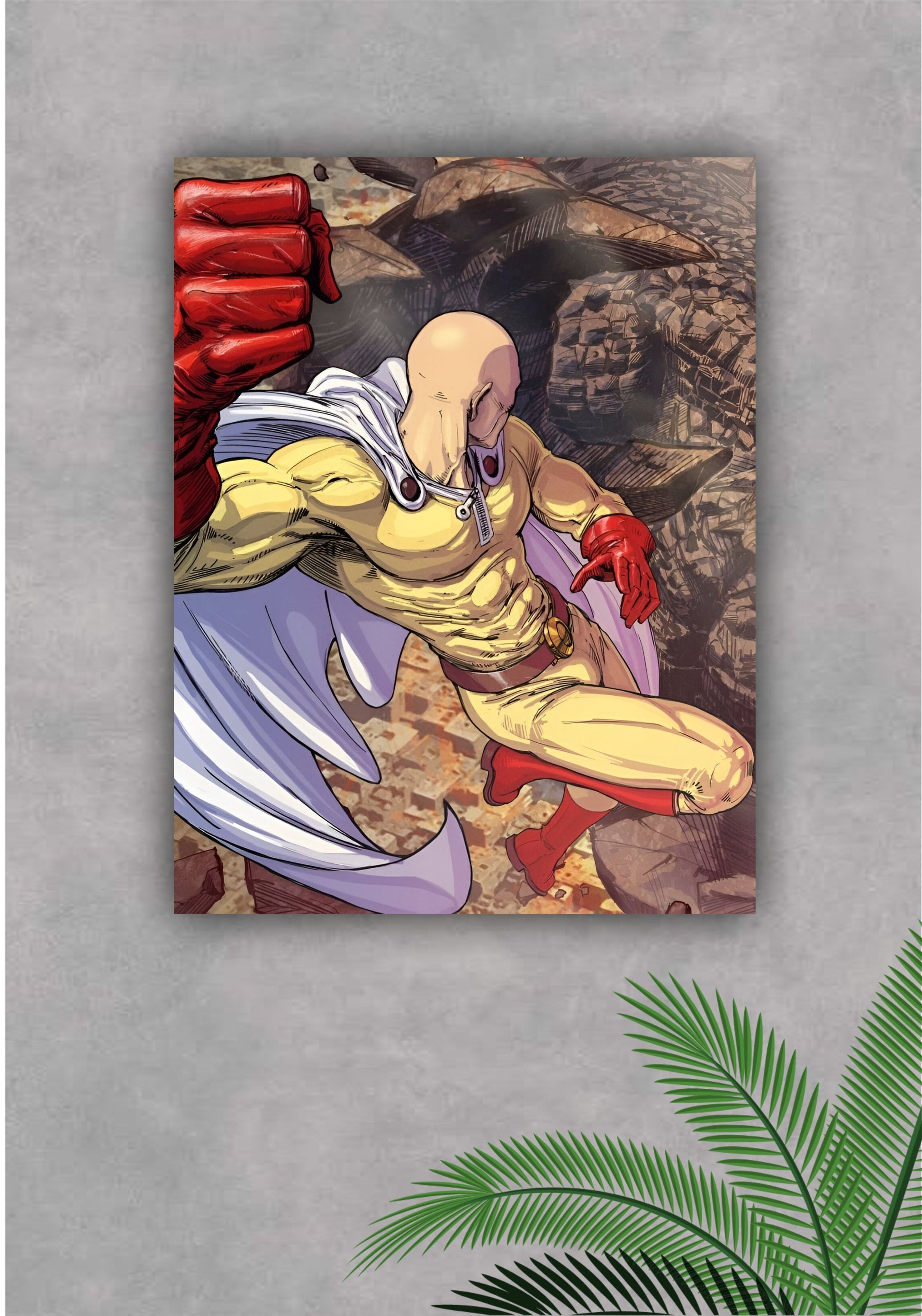 SAITAMA || ONE PUNCH ANIME POSTER A5