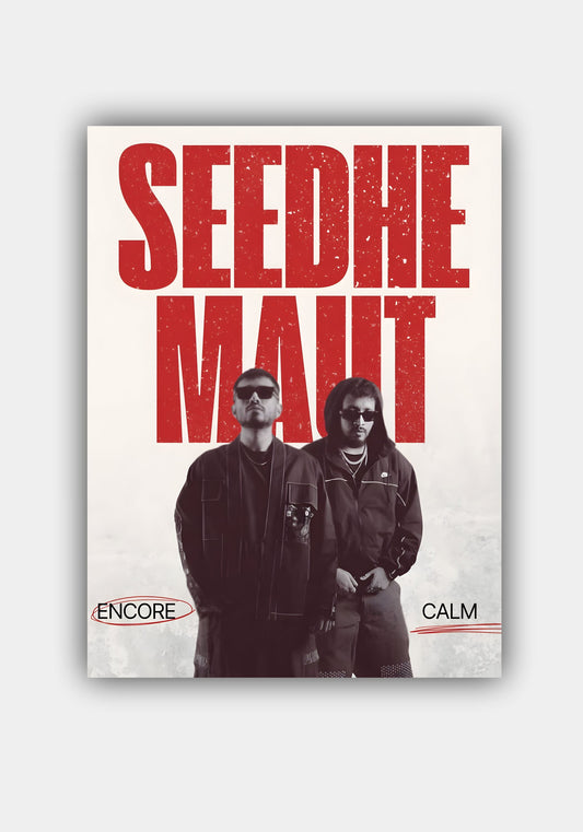 Seedhe Maut Hip hop duo - Music Poster Pitsstop.in